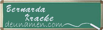 Bernarda Kracke Visitenkarte